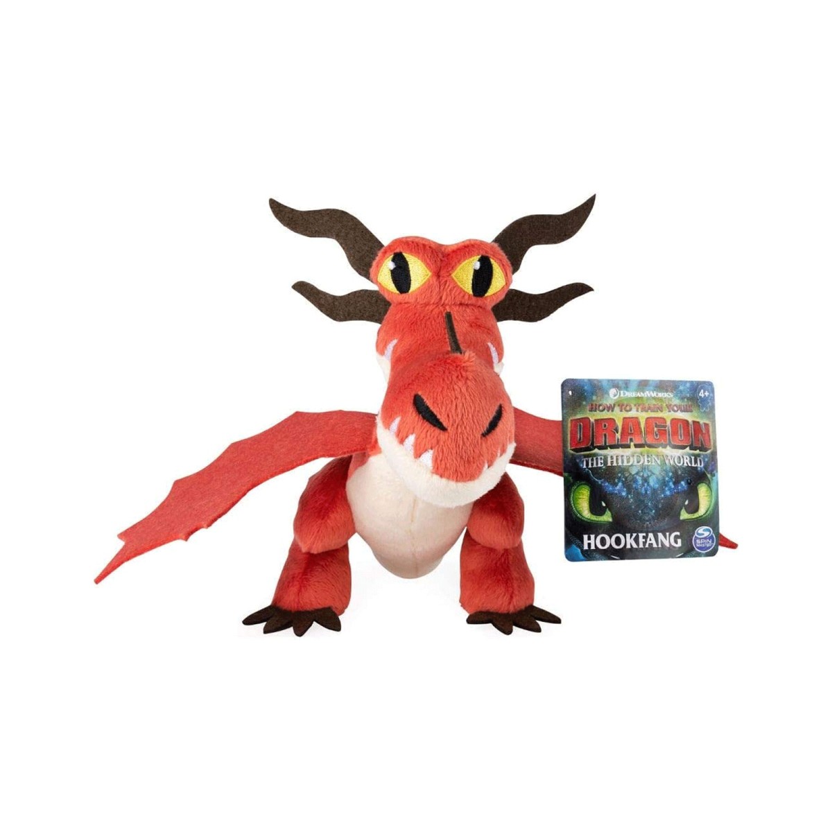 Spin Master 6027509 (20103535) - Dreamworks Dragons - Drachenzähmen leicht gemacht 3 - Hookfang, plüsch