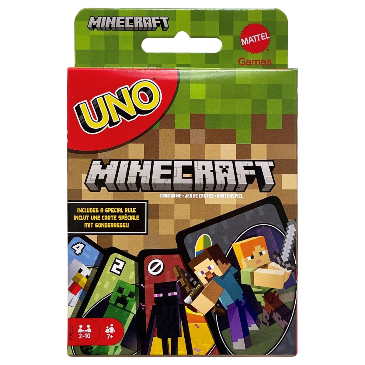 Mattel FPD61 - Mattel Games UNO - Minecraft - Kartenspiel
