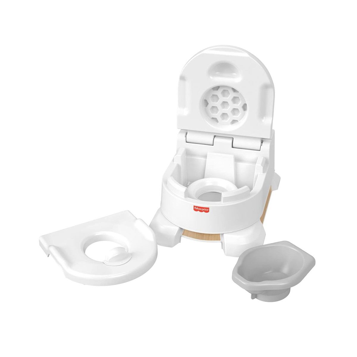 Mattel HBX68 - Fisher-Price Platinum - 4-in-1 Premium Töpfchen - Kindertoilette, Toilettentraining, Sound