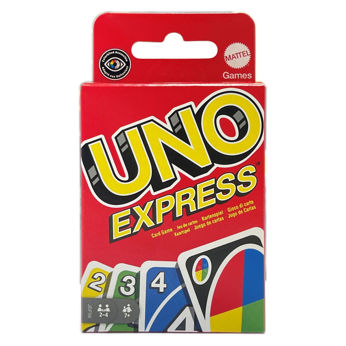 Mattel JDF56 - Mattel Games - UNO Express Kartenspiel