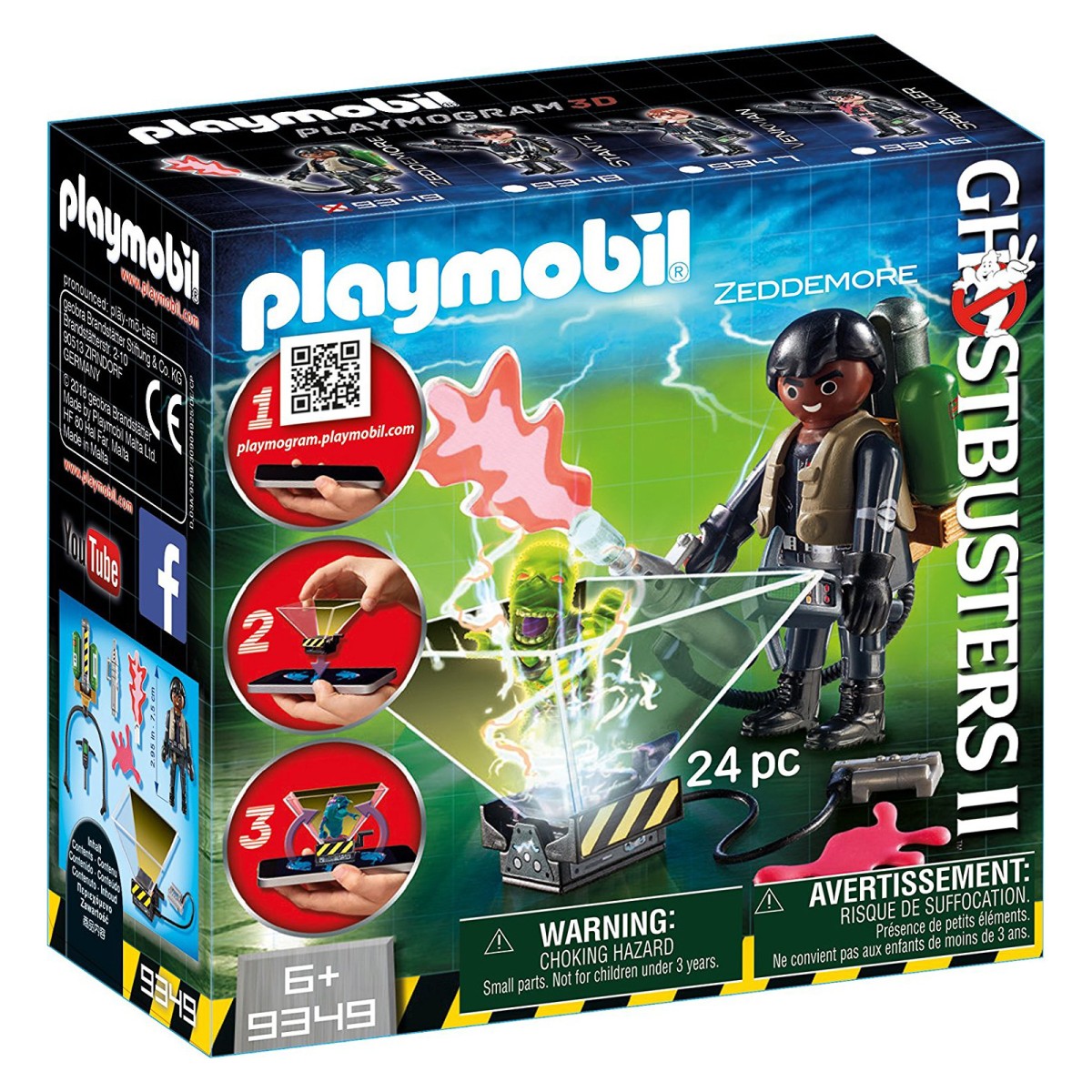 PLAYMOBIL® 9349 2.Wahl - Ghostbusters II - Spielfigur, Geisterjäger Zeddemore