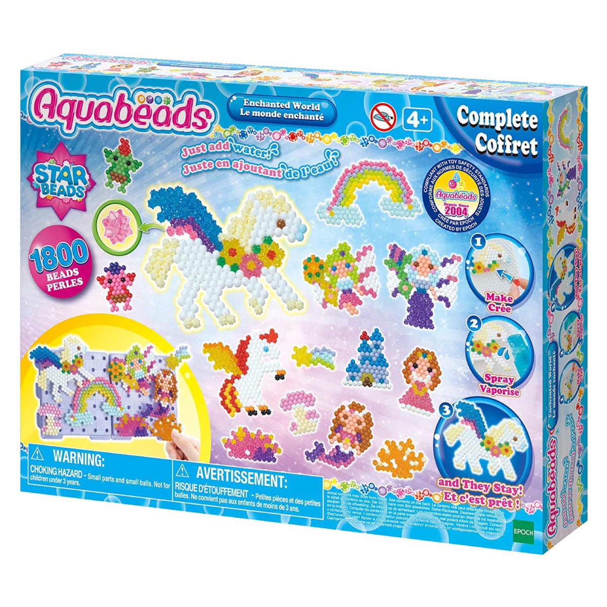 EPOCH 31837 - Aquabeads - Zauberwelt, 1800 Perlen