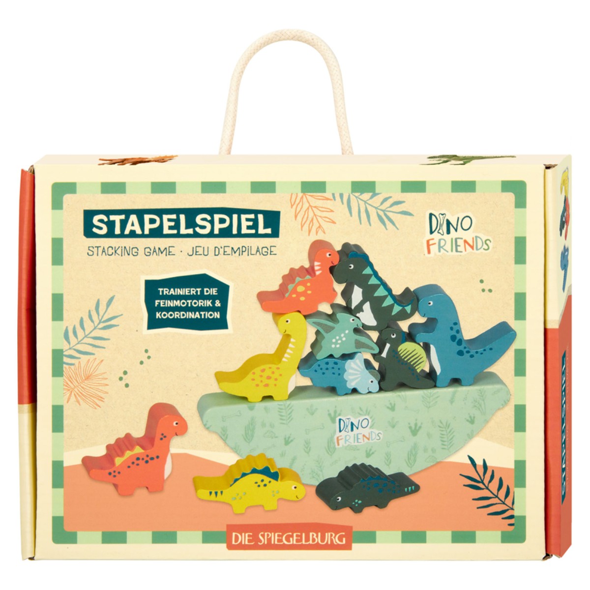 Coppenrath 22682 - Die Spiegelburg - Dino Friends - Stapelspiel Dinos