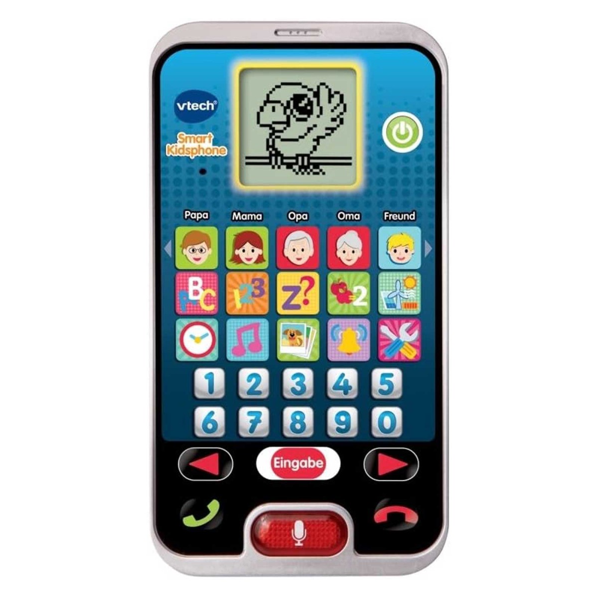 V-Tech 80-139304 - Smart Kidsphone, Lernspielzeug Smartphone mit Geräuscherkennung – 8 Lernaktivitäten uvm.