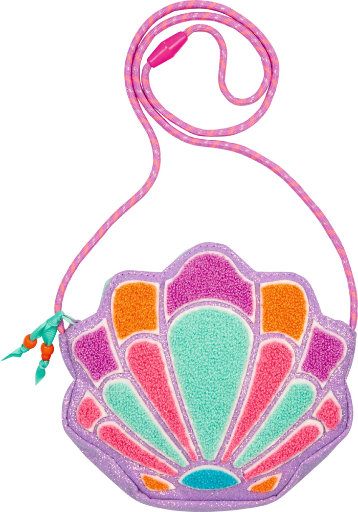 Coppenrath 23309 - Die Spiegelburg - Nella Nixe - Glitzer-Täschchen Muschel