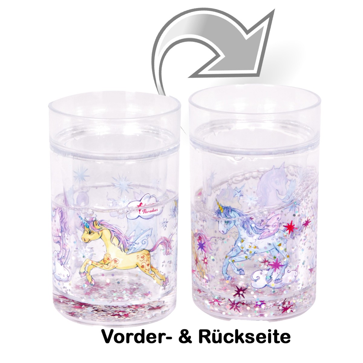 Coppenrath 17379 - Die Spiegelburg -  Einhorn-Paradies - Glitzerbecher