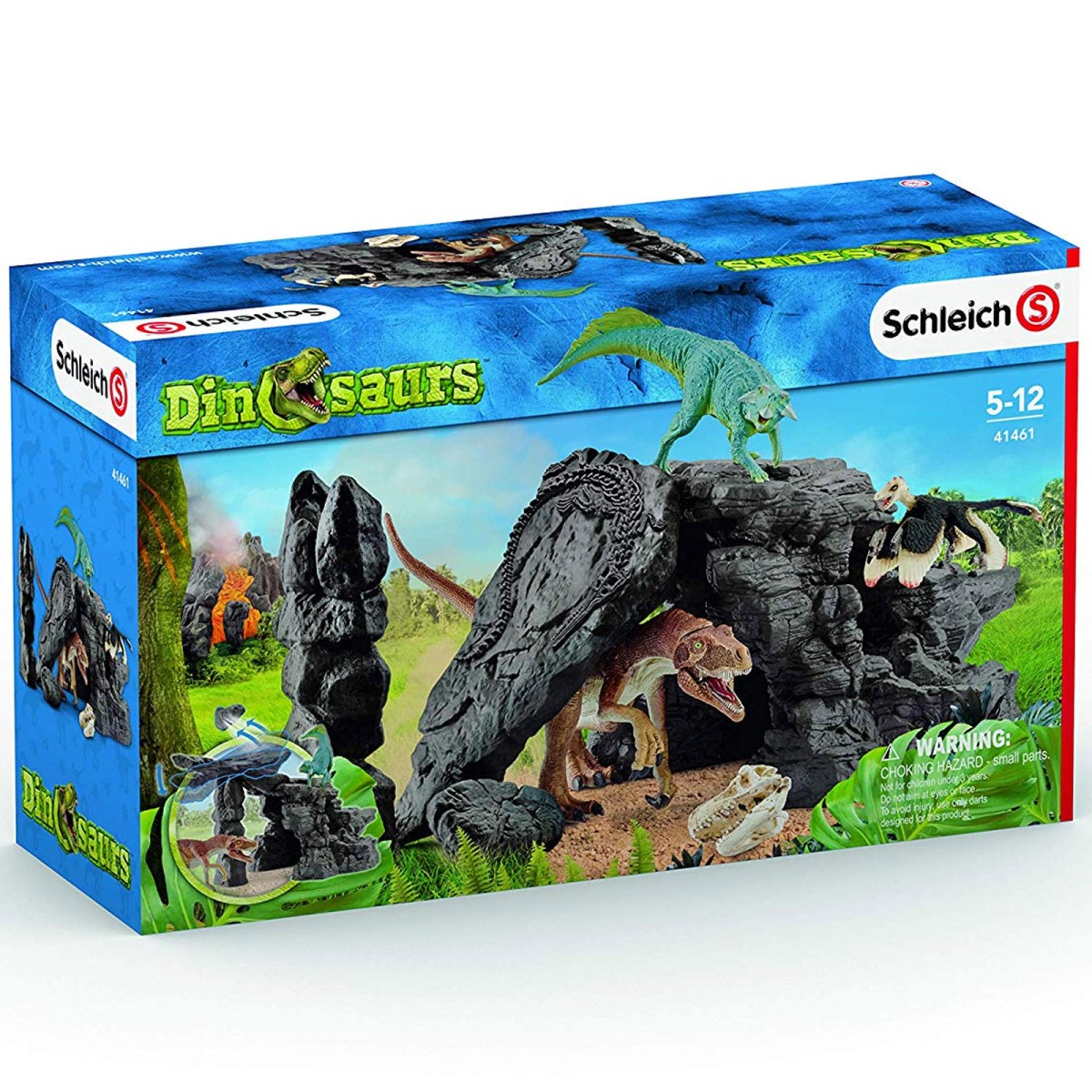 Schleich 41461 - Dinosaurs - Dinoset mit Höhle, Spielset