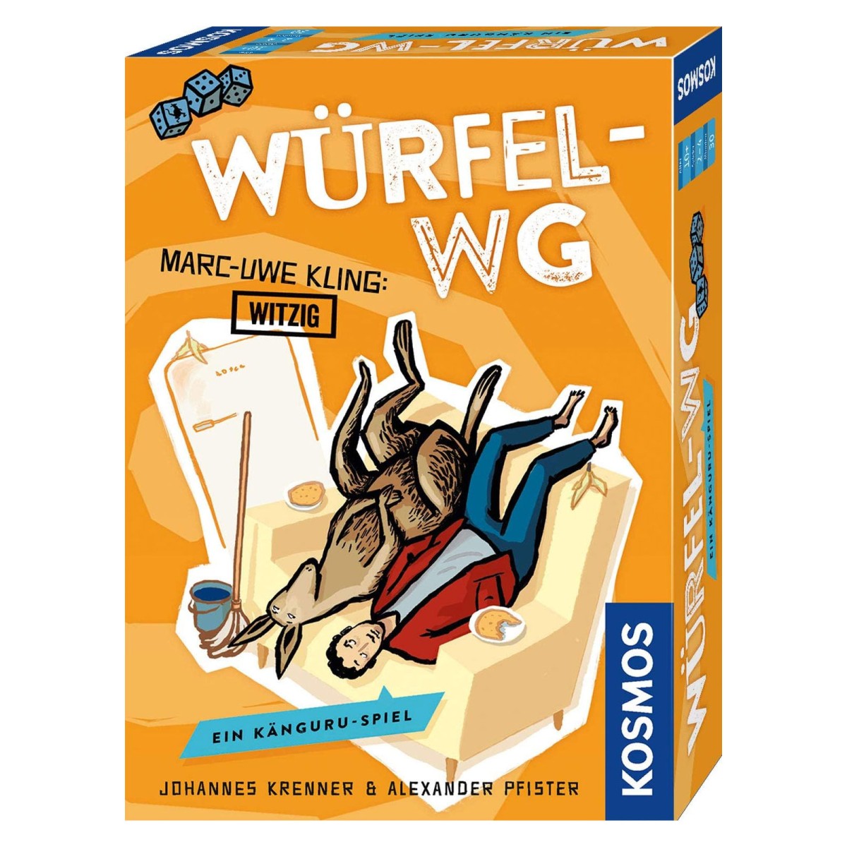 Kosmos 693176 - Würfel WG, Ein Känguru - Spiel, Würfelspiel