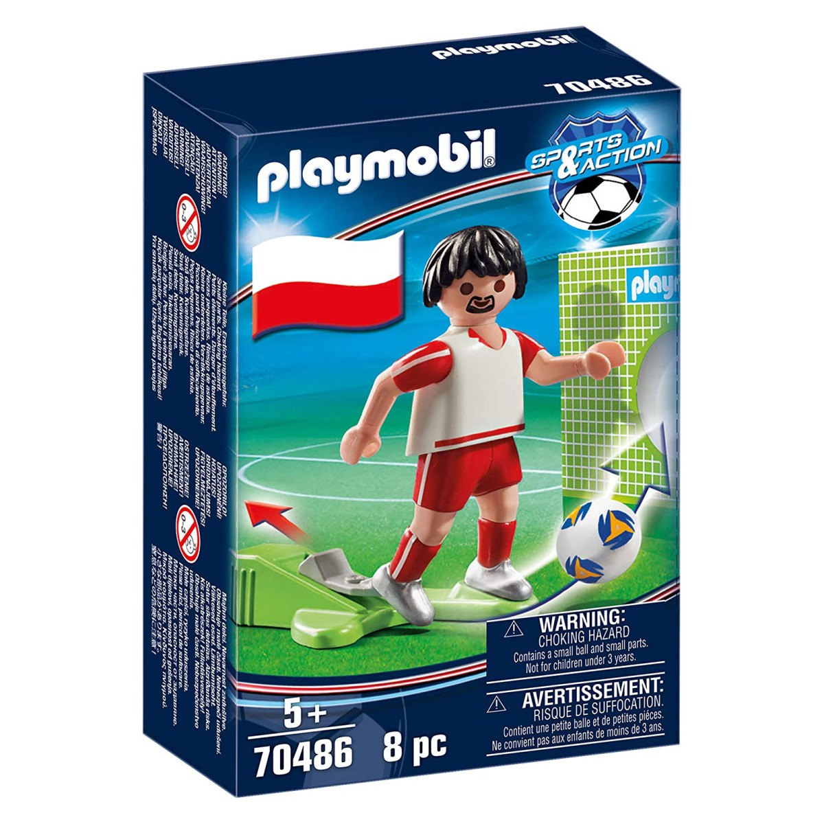 PLAYMOBIL® 70486 - Sports & Action - Spielfigur, Nationalspieler Polen