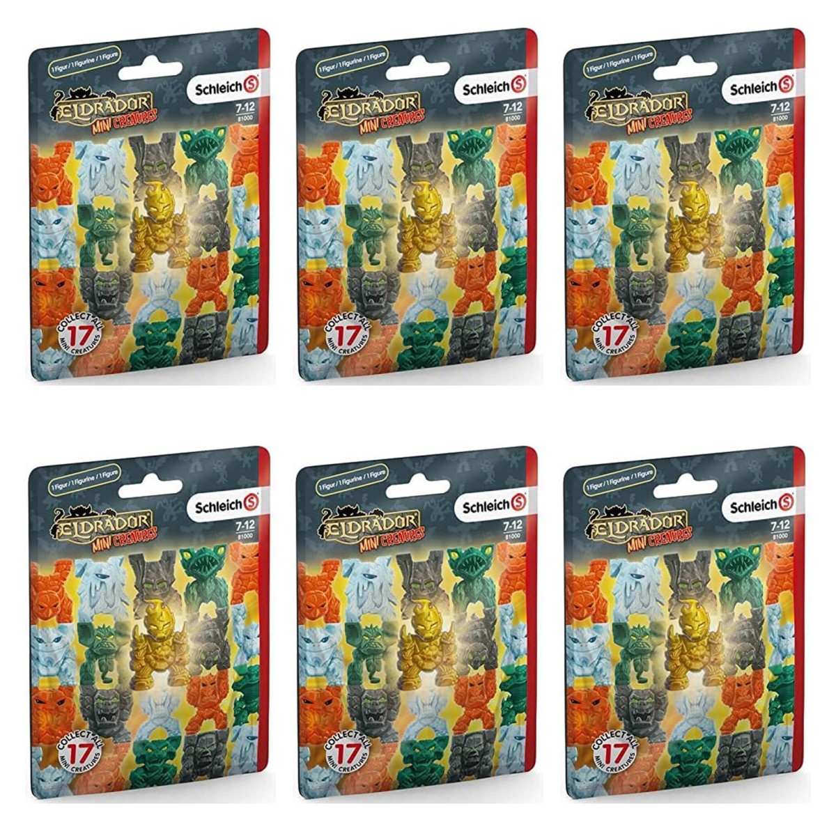 Schleich 87869 BUNDLE sort. - Eldrador - Mini Creatures - Figuren-Set mit 6 Tüten
