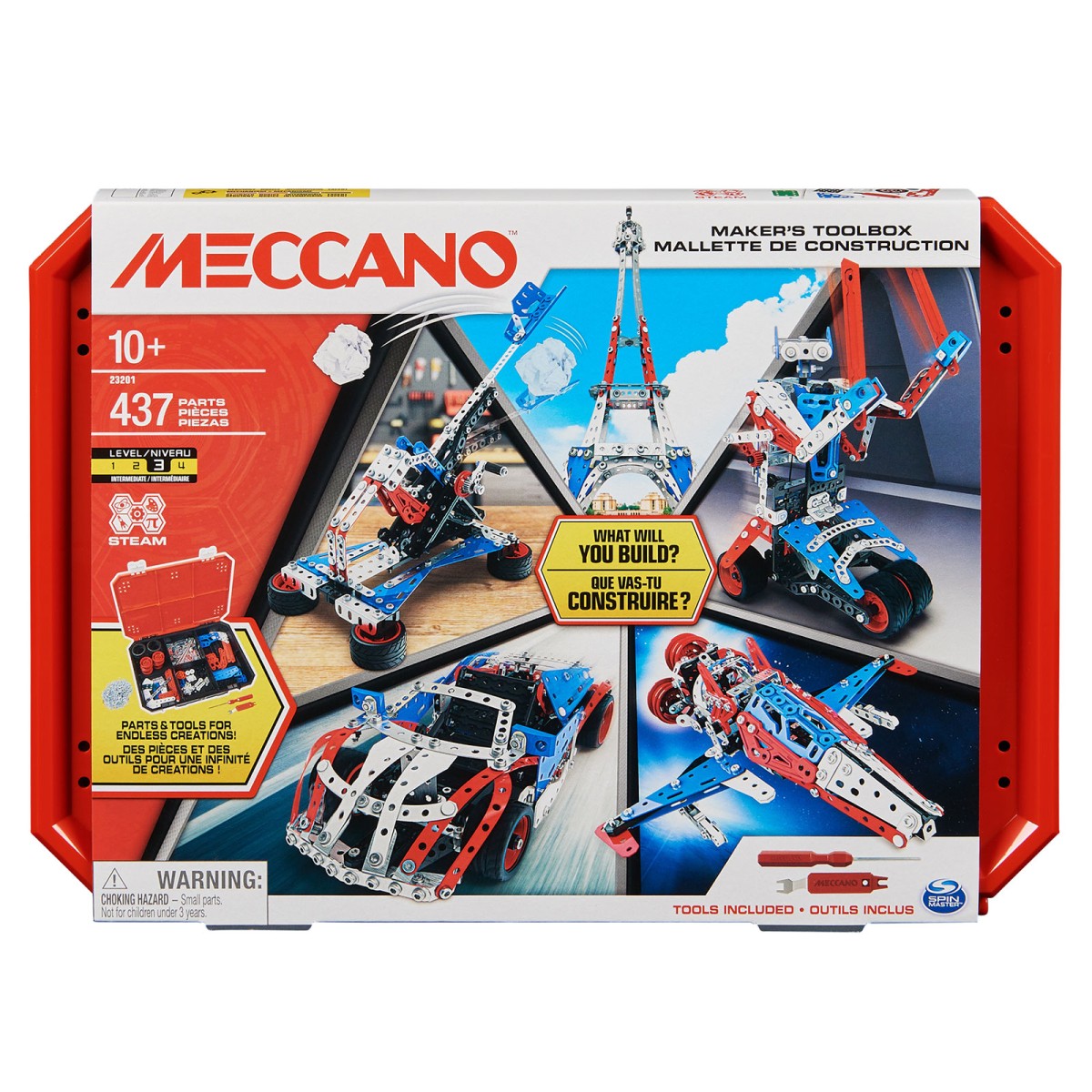 Spin Master 6067167 (20142332) - Meccano - 437-teiliger MINT-Modellbausatz