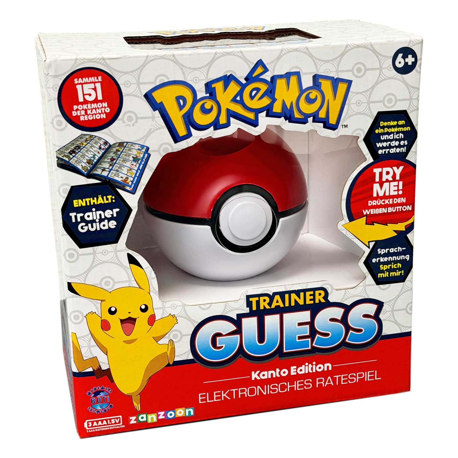 Zanzoon 1117103 (36175) - Pokémon - Trainer Guess - Elektronisches Ratespiel