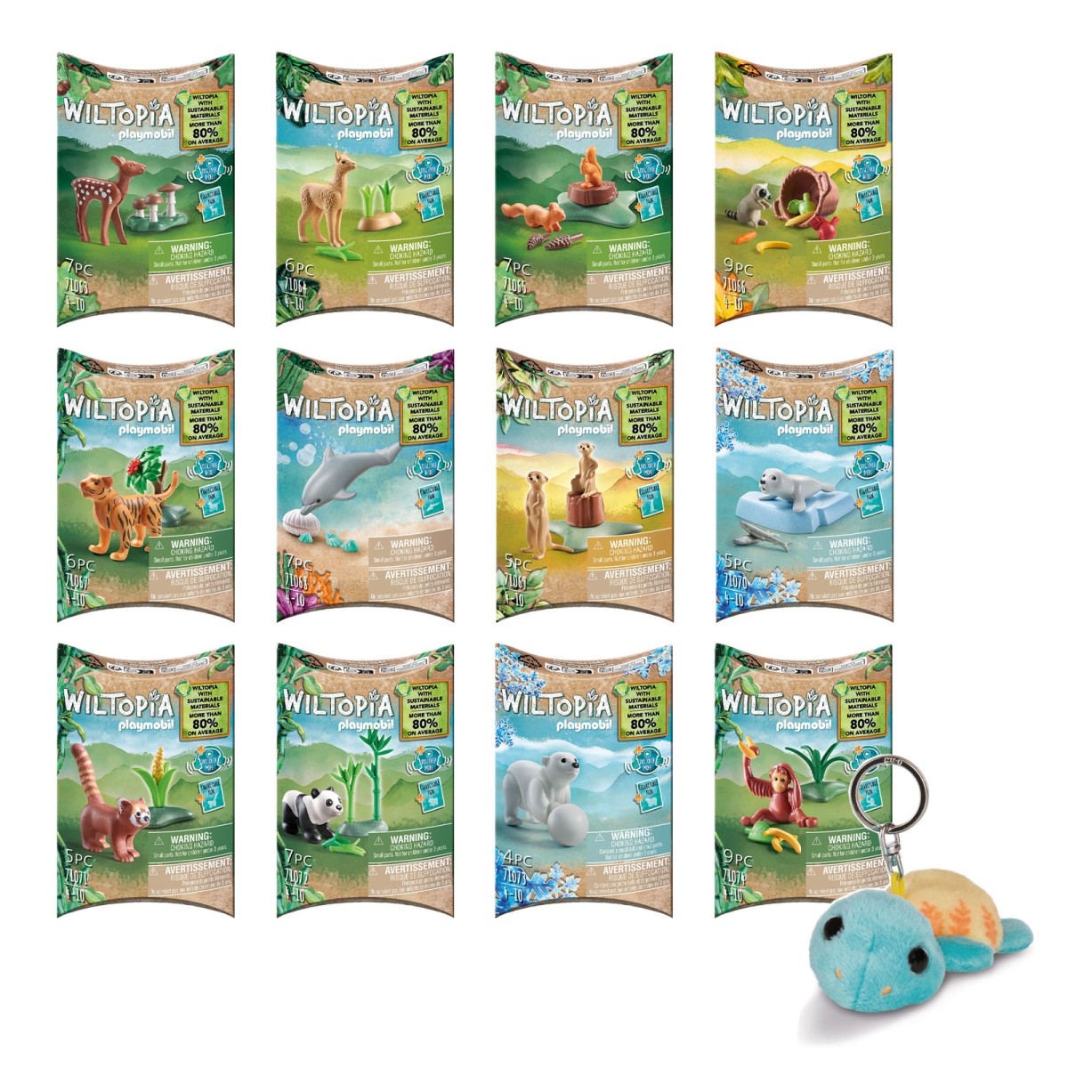 SPAR-SET 194425 - PLAYMOBIL® - Wiltopia - Discover the Planet, Spielfiguren-Set Tiere