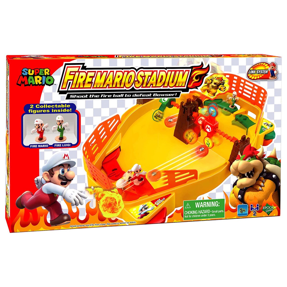 EPOCH 7388 - Nintendo - Super Mario - Link System - Fire Mario Stadium, Actionspiel