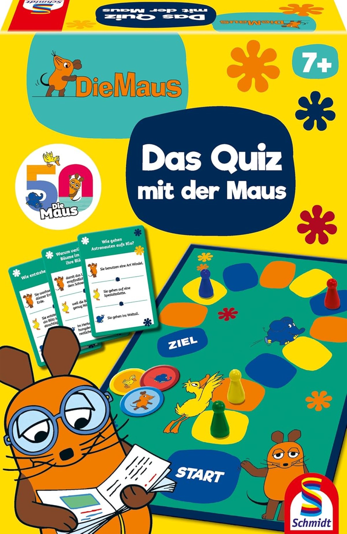Schmidt 40613 - Die Maus - Kinderspiel, Das Quiz mit der Maus