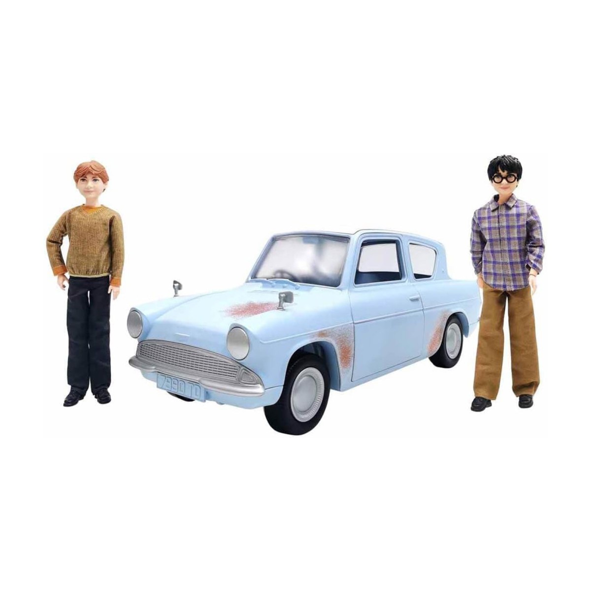 Mattel HHX03 - Wizarding World - Harry Potter - Harry Potter und Ron Weasley im fliegenden Auto