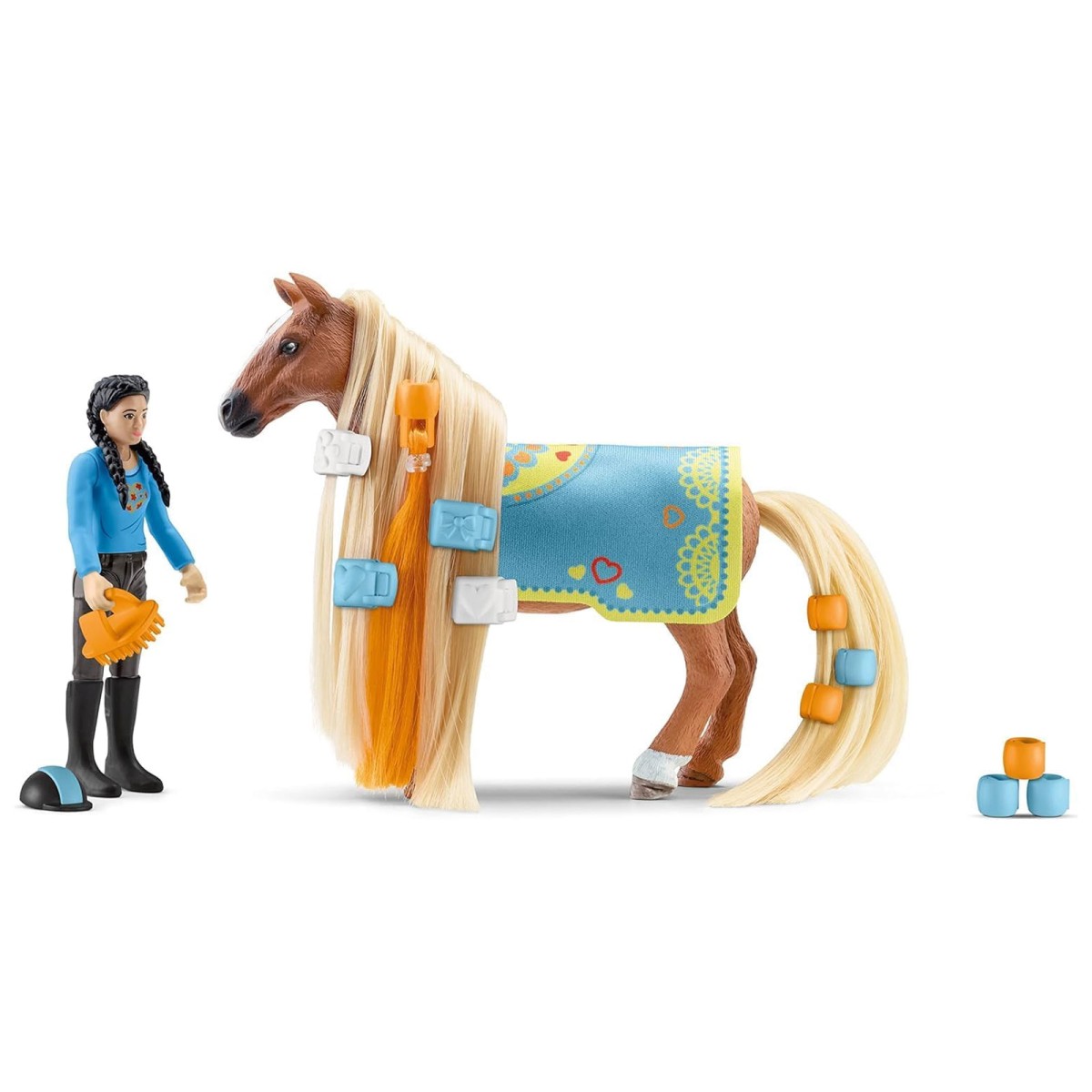 Schleich 42585 2.Wahl - Horse Club - Kim & Caramelo Starter Set
