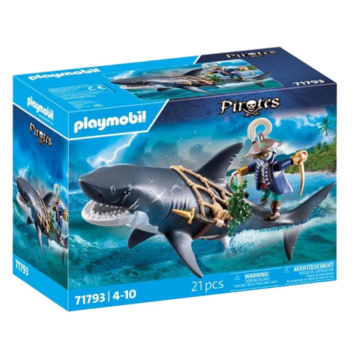 PLAYMOBIL® 71793 - Pirates - Gefahr durch Riesenhai