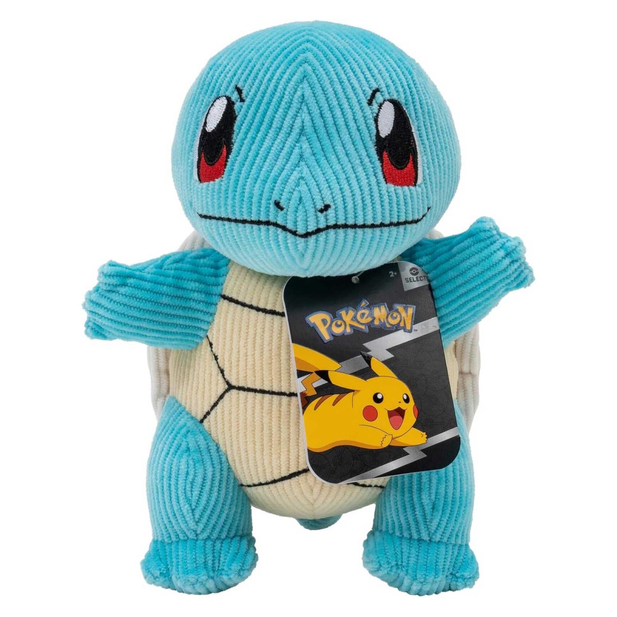 Jazwares PKW2391 - Pokémon - Schiggy Kord Plüsch 22 cm, Stofftier