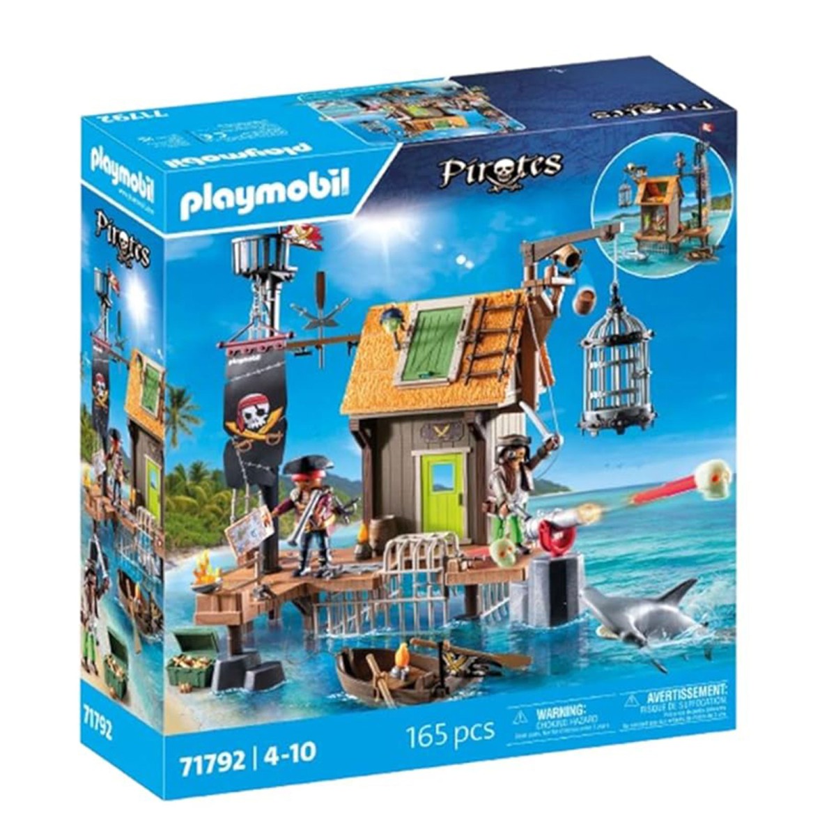 PLAYMOBIL® 71792 - Pirates - Piratenhafen mit Seeräuber-Gefängnis