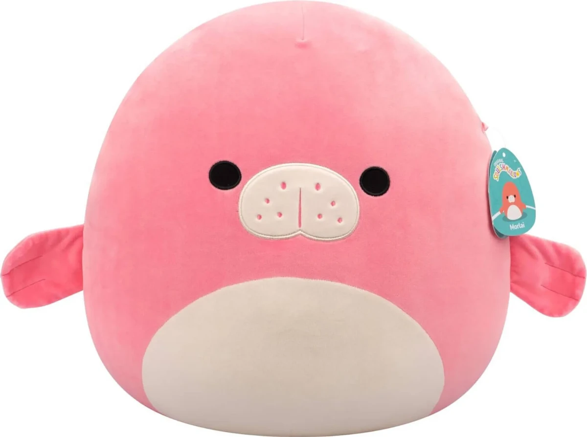 Jazwares SQCR06634 - Squishmallows - Plüschfigur, 40 cm, Knuffel Morlai