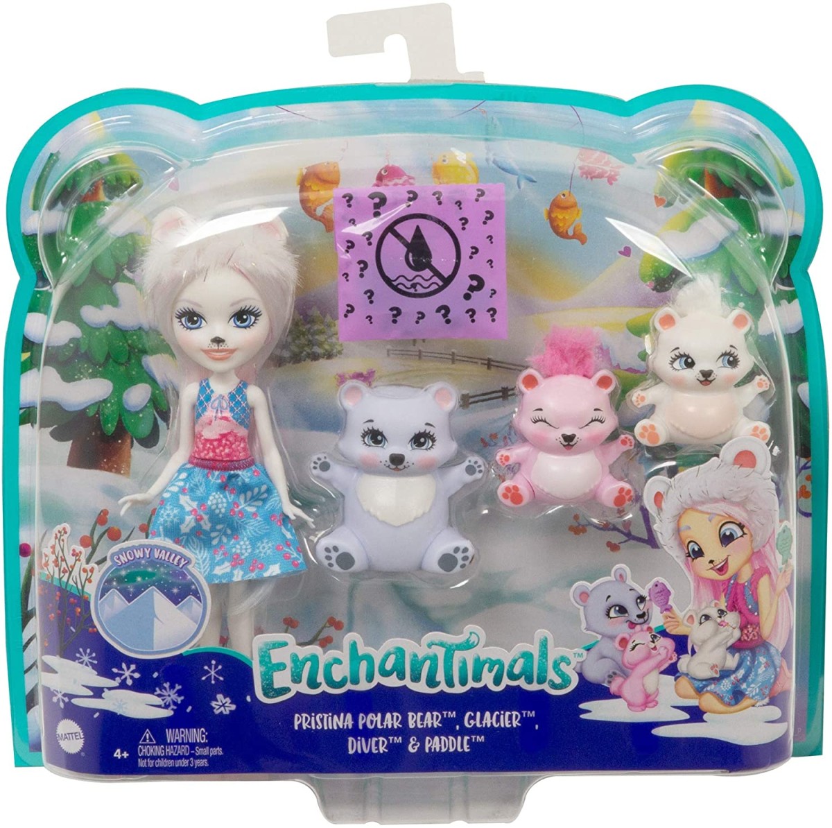 Mattel GJX47 - Enchantimals - Puppe mit Tierfiguren