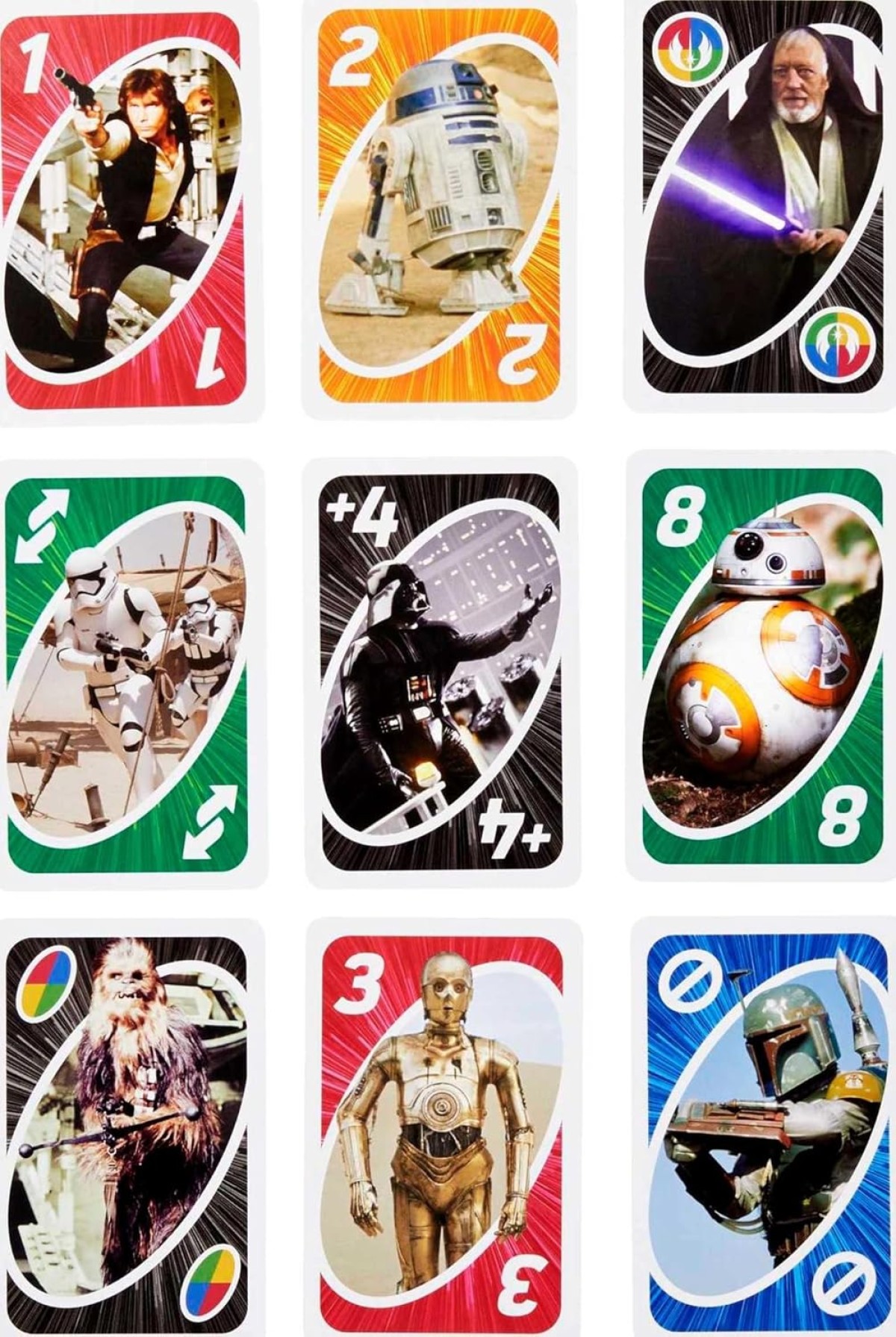 Mattel GPP00 - Mattel Games - Star Wars - UNO, Kartenspiel