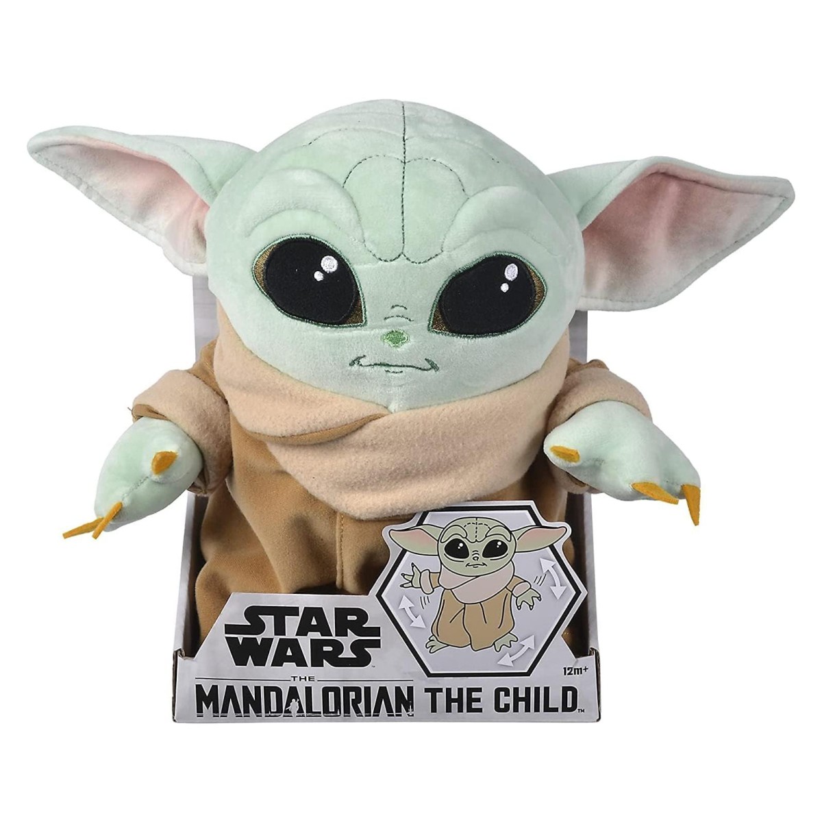 Simba 6315875802 - Disney Star Wars - The Mandalorian - Plüschtier, 30 cm, The Child "Baby Yoda"