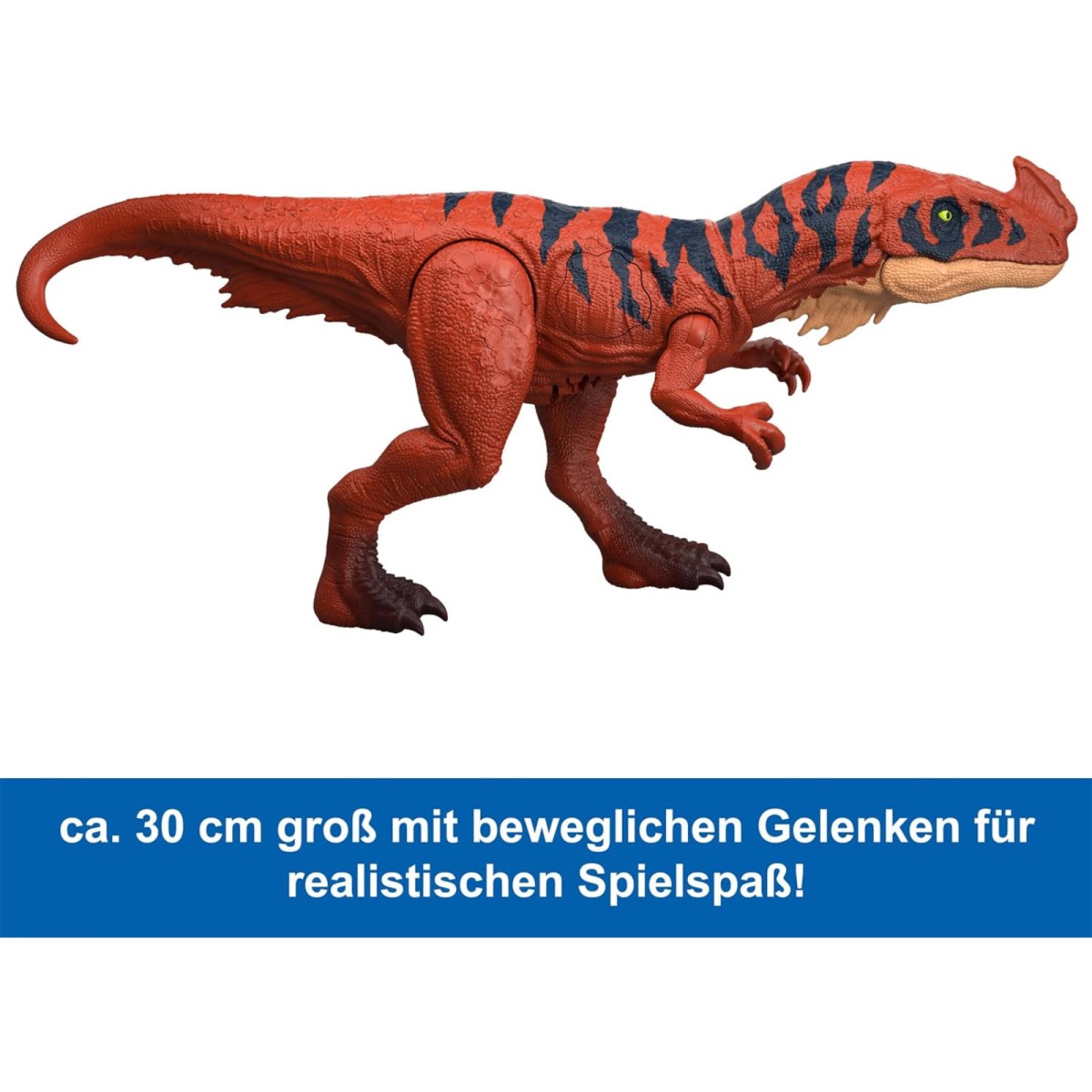 Mattel JKL76 - Jurassic World - Wild Roar Dinosaurier Figur mit Sound, Angriffsfunktion und App-Funktion 30,5 cm