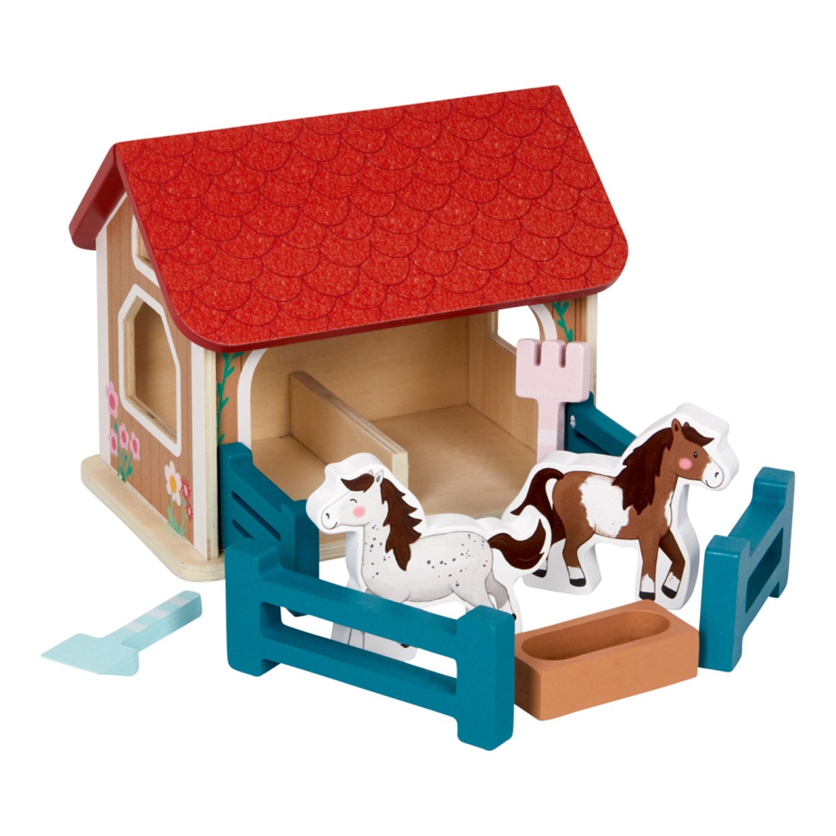 Coppenrath 22596 - Die Spiegelburg - Mein kl. Ponyhof - Ponystall Spielset