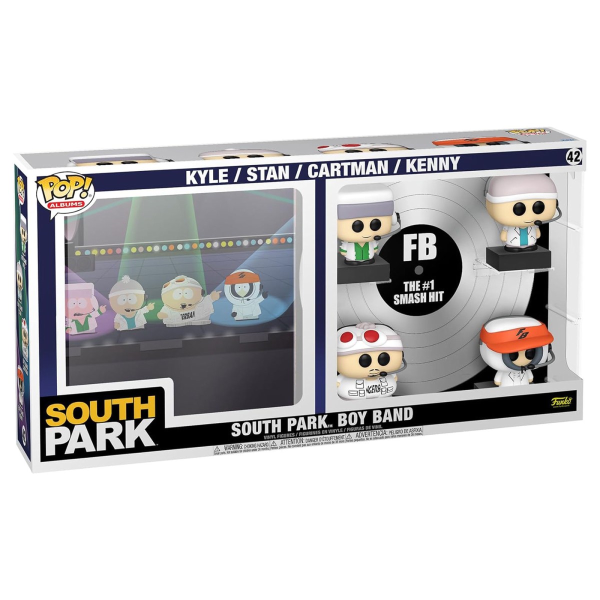 Funko FK65753 - POP! - South Park - Vinyl-Figuren, 4er Pack, Boyband, Nr. 42