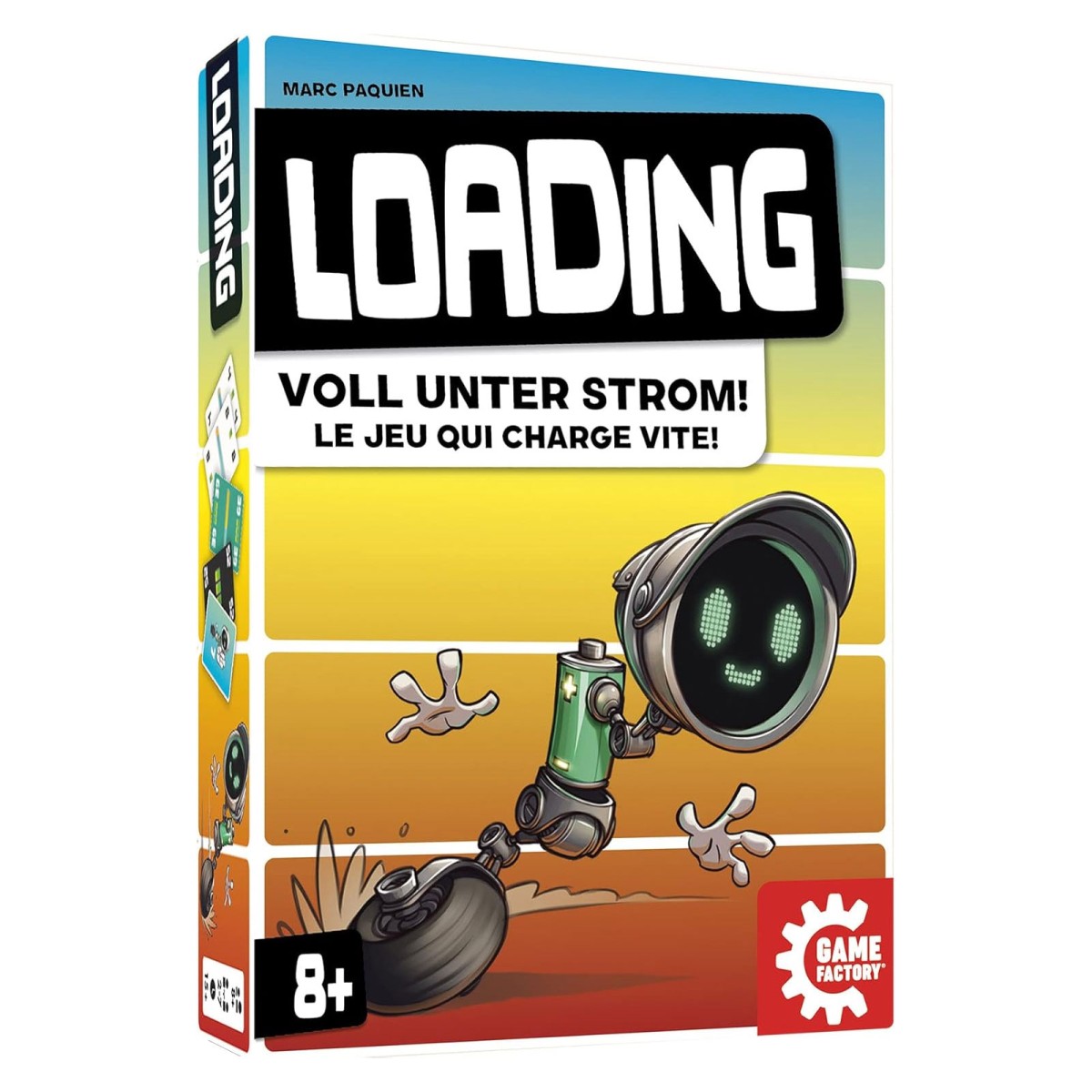 Carletto 646303 GRATIS AB 30€ - Game Factory - Loading Voll unter Strom!, Kartenspiel