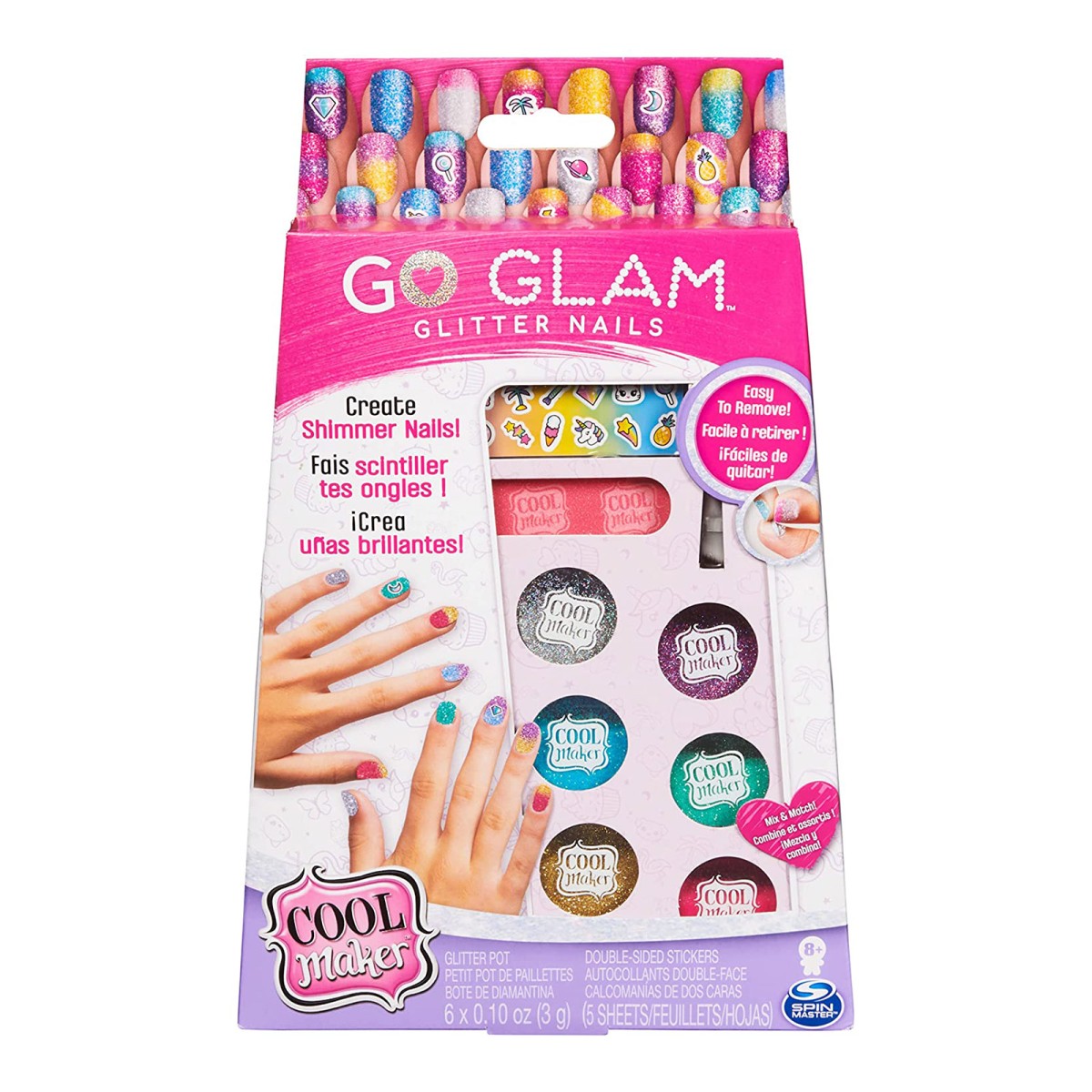 Spin Master 6059916 (20129128) - Cool Maker - Go Glam - Glitzernägel
