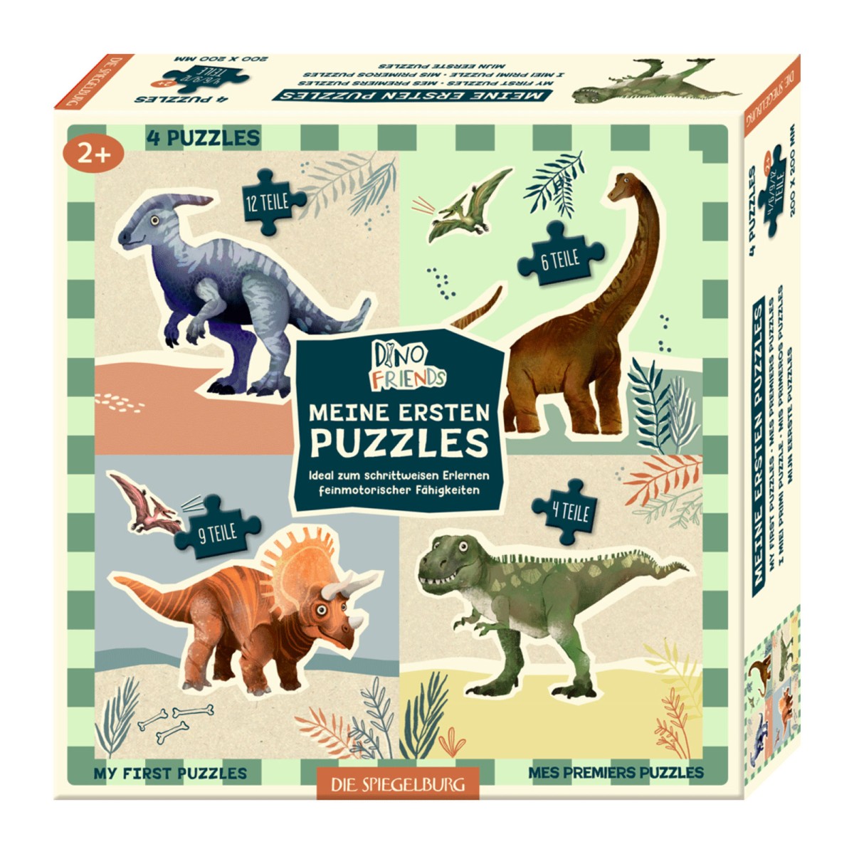 Coppenrath 22122 - Die Spiegelburg - Dino Friends - Meine ersten Puzzles