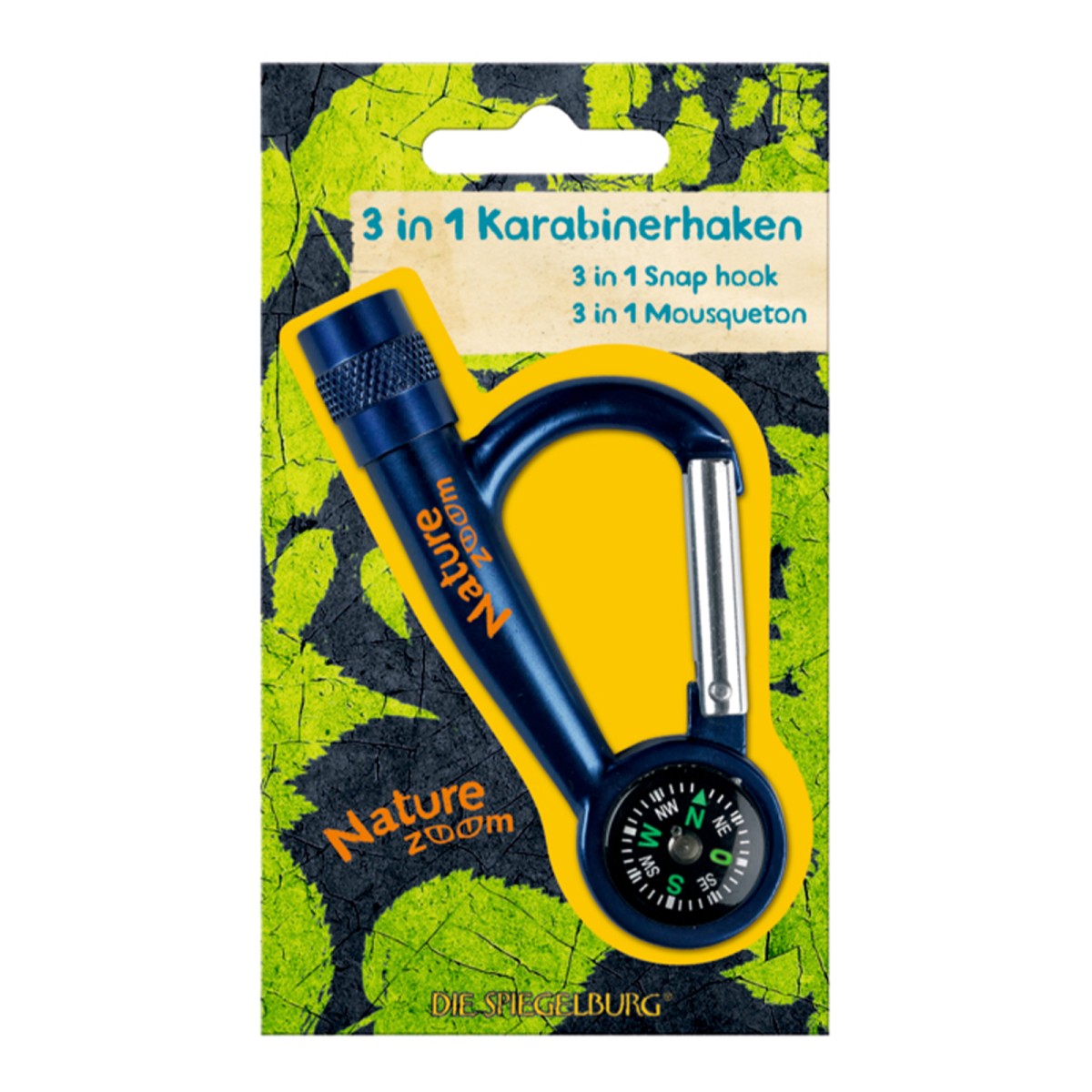 Coppenrath 12093 - Die Spiegelburg - Nature Zoom - 3 in 1 Karabinerhaken