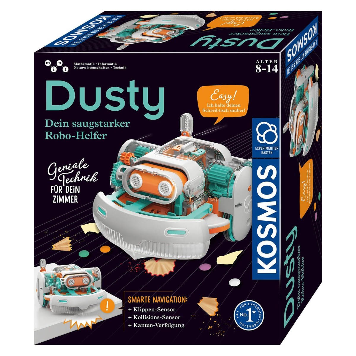 Kosmos 621322 - Experimentierkasten: Dusty - Dein saugstarker Robo-Helfer