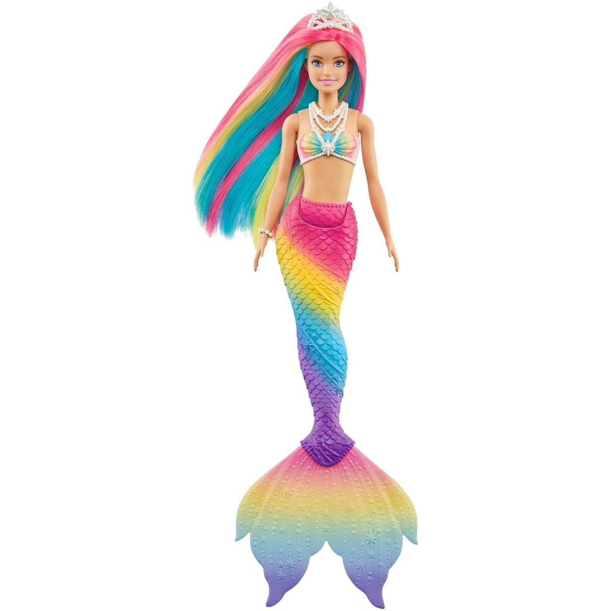 Mattel GTF89 - Barbie - Dreamtopia - Regenbogenzauber Meerjungfrau