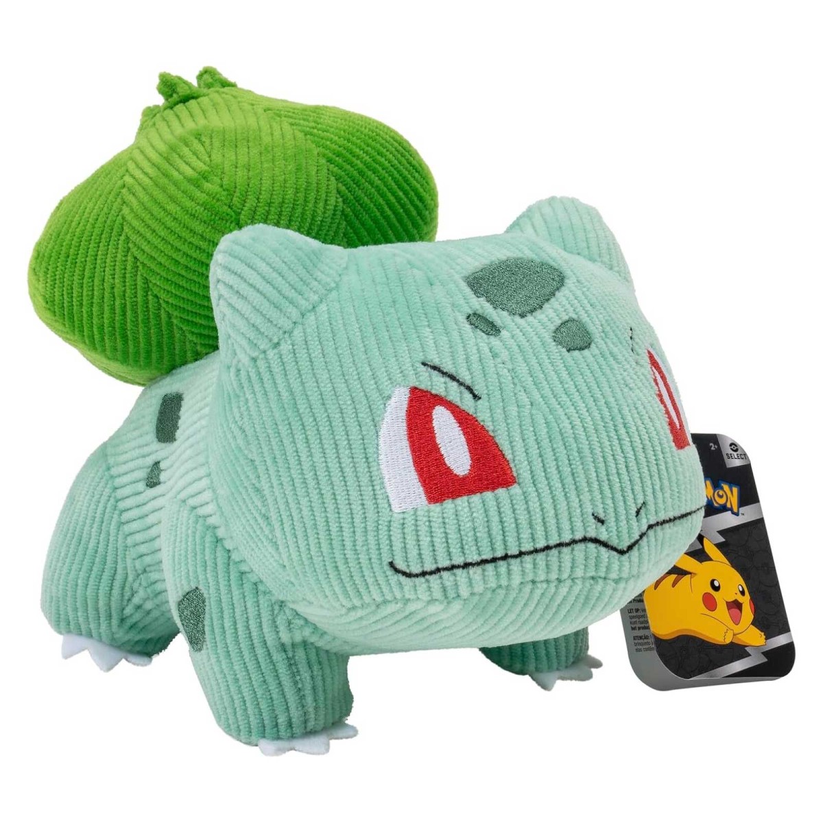 Jazwares PKW2390 - Pokémon - Bisasam Kord Plüsch 20 cm, Stofftier