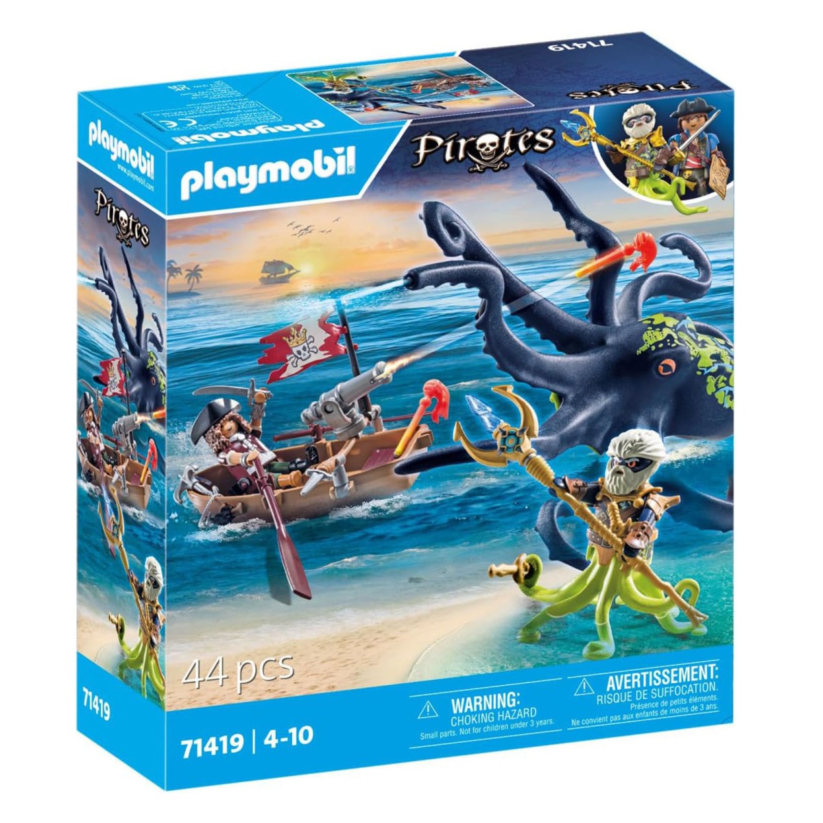 PLAYMOBIL® 71419 - Pirates - Kampf gegen den Riesenoktopus