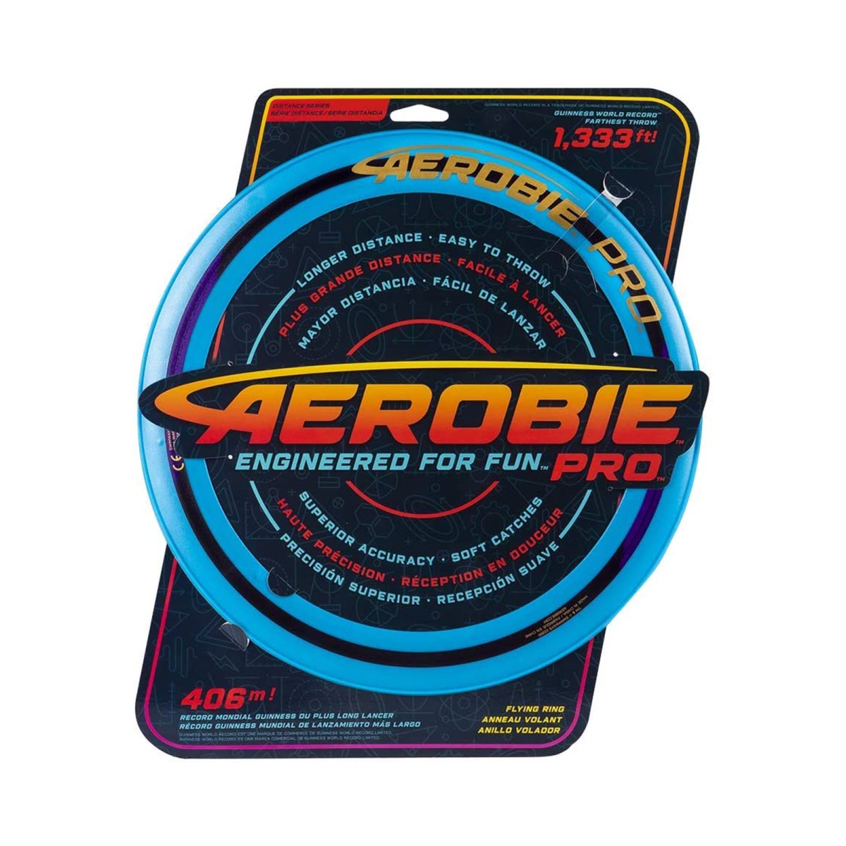 Spin Master 6061534 (20132816) - Aerobie Pro - Flugring blau