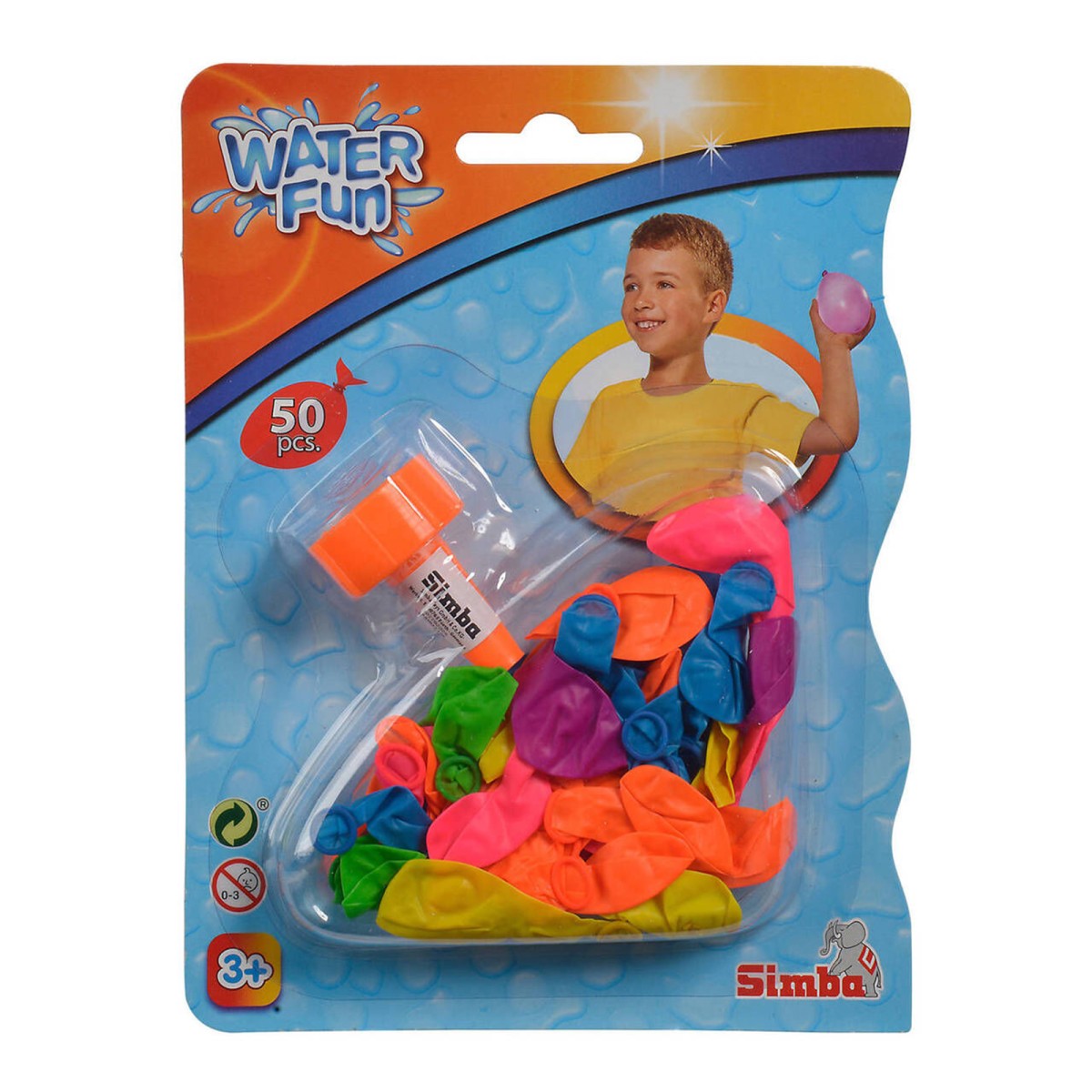 Simba 107792305 - Water Fun - Wasserbomben, 50 Stück