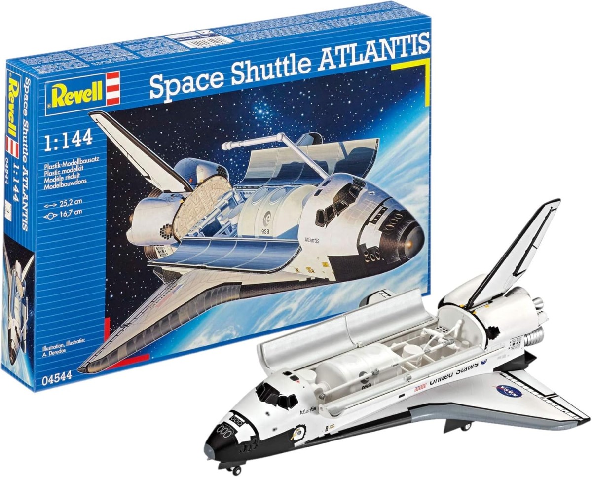 Revell 04544 - Modellbausatz: Space Shuttle Atlantis, 1:144