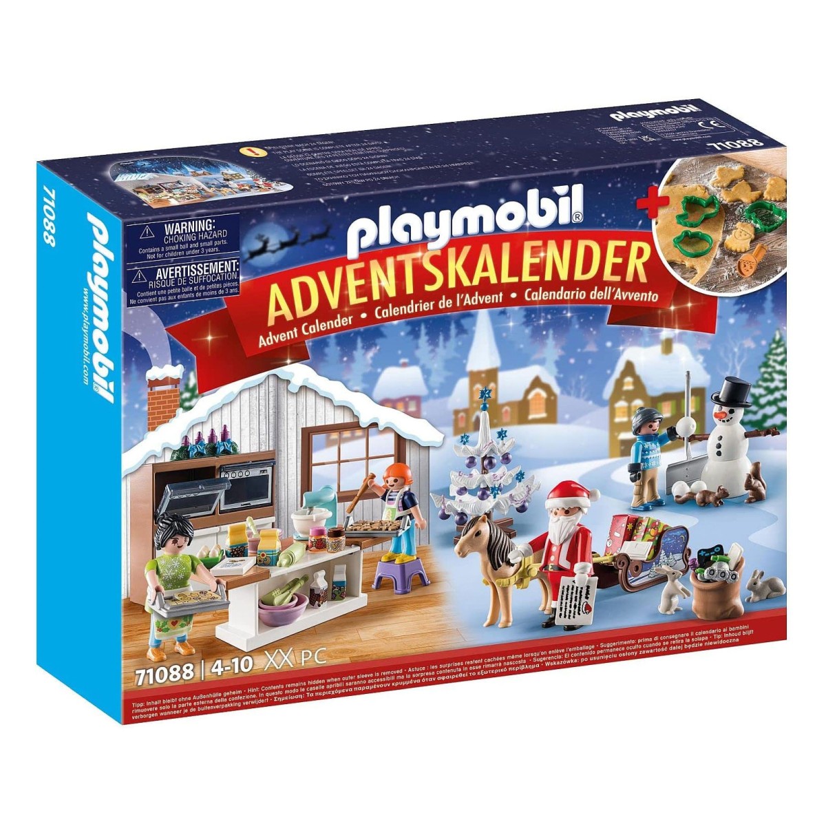 PLAYMOBIL® 71088-5 - Adventskalender - Weihnachtsbacken