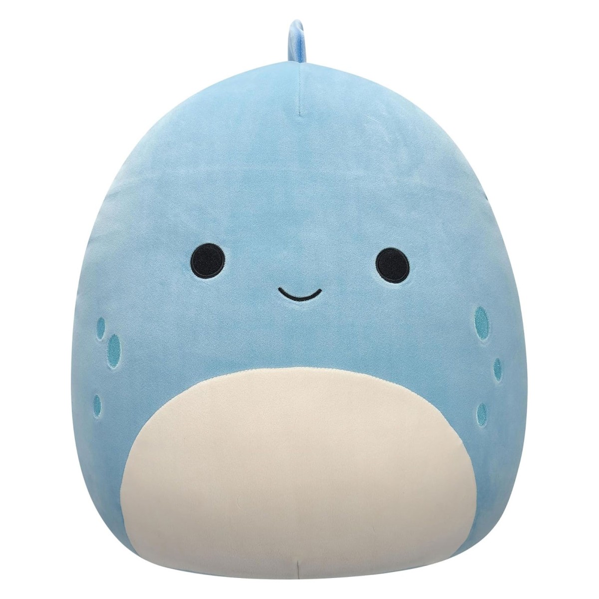 Jazwares SQCR06650 - Squishmallows - John, der Dino Plüschfigur, 40 cm, blau