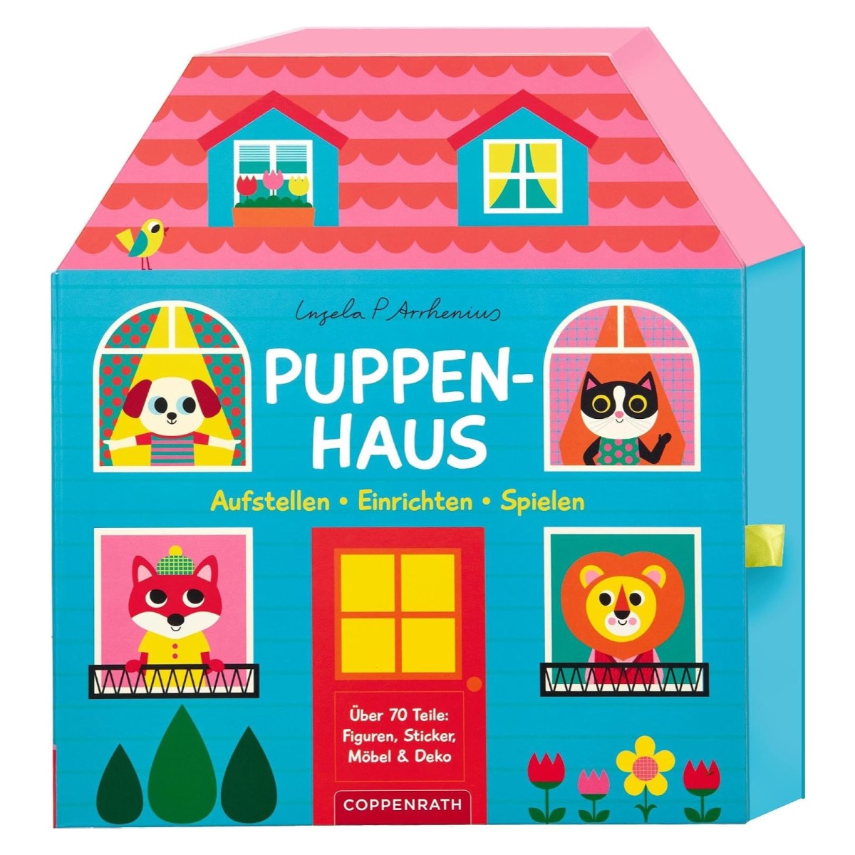 Coppenrath 64053 - Puppenhaus – Aufstellen, einrichten, spielen | Kreatives Spielbuch