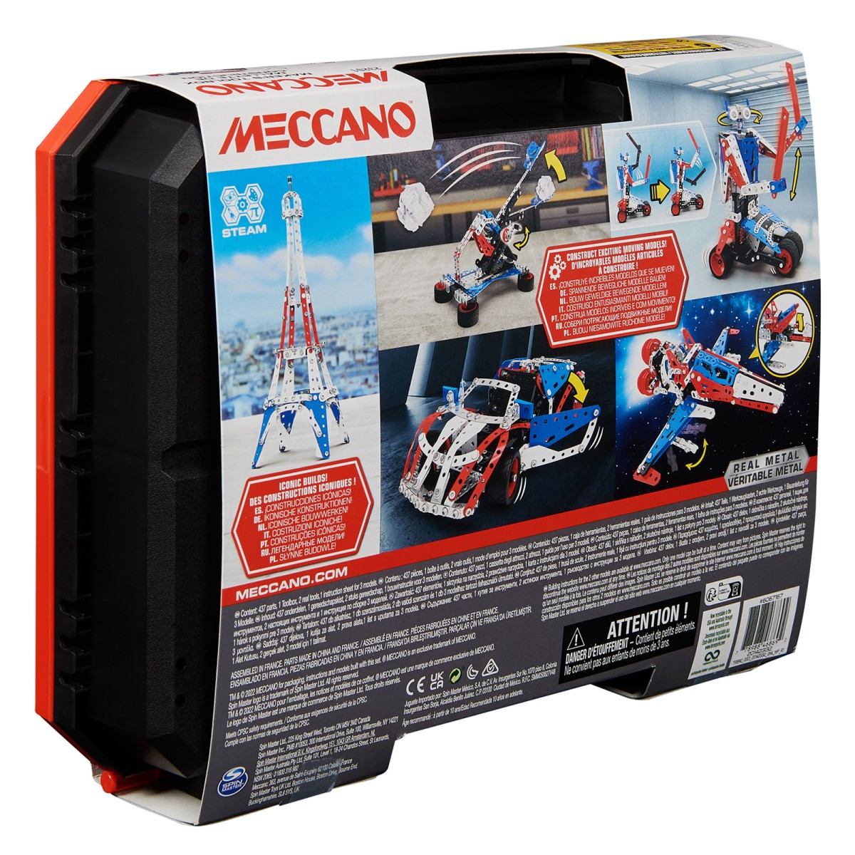Spin Master 6067167 (20142332) - Meccano - 437-teiliger MINT-Modellbausatz