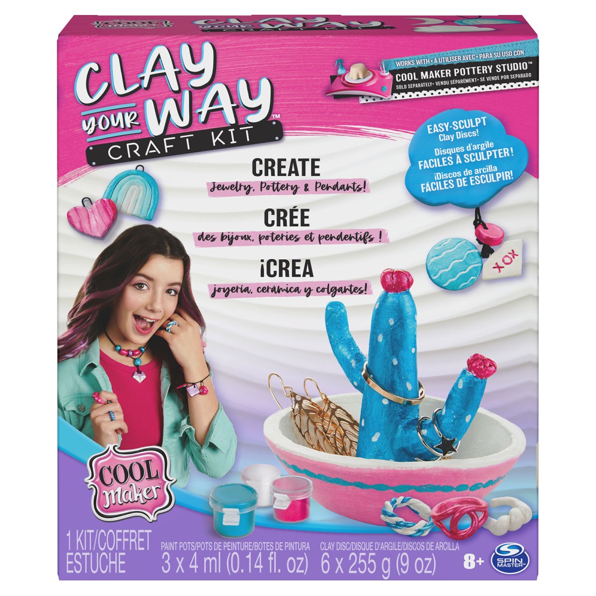 Spin Master 6064731 (20137976) 2.Wahl - Cool Maker - Töpferstudio - Clay your Way Töpferset