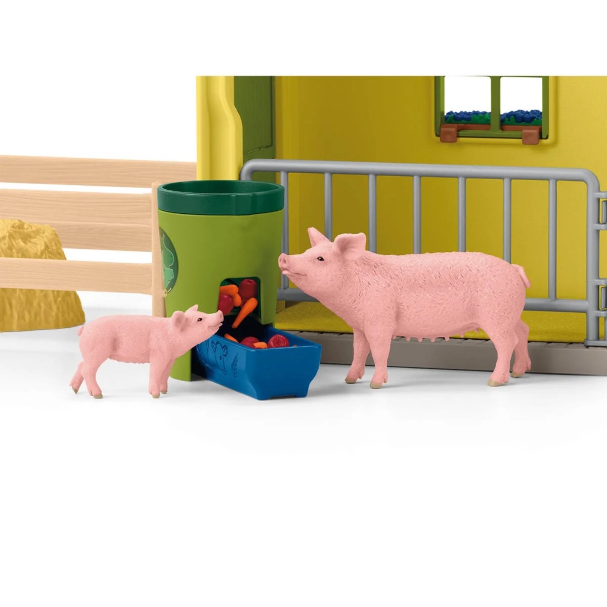 Schleich 42605 2.Wahl - Farm World - Großer Stall mit Tieren und Zubehör