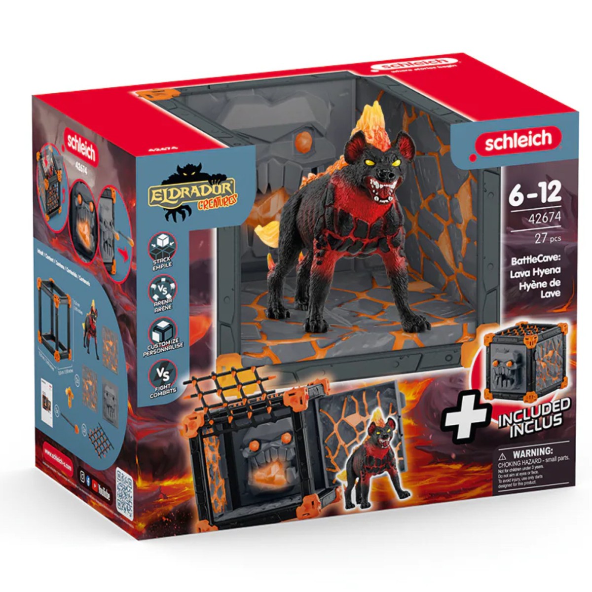 Schleich 42674 - Eldrador - BattleCave Lavahyäne