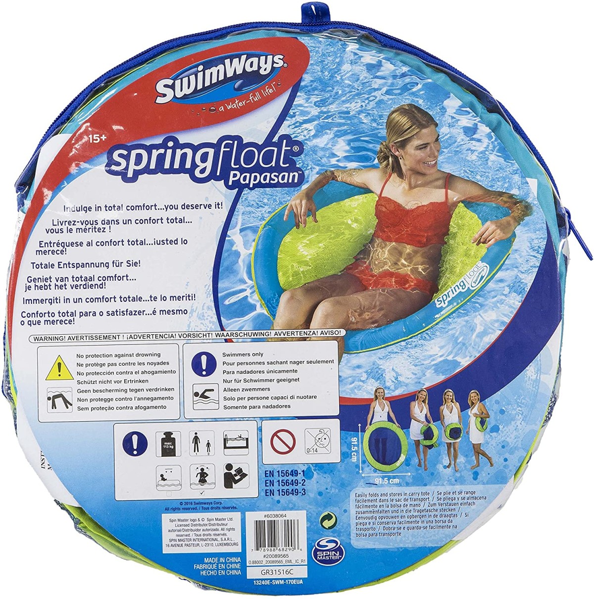 Spin Master 6038064 (20089565) Türkis - Swimmways - spring float